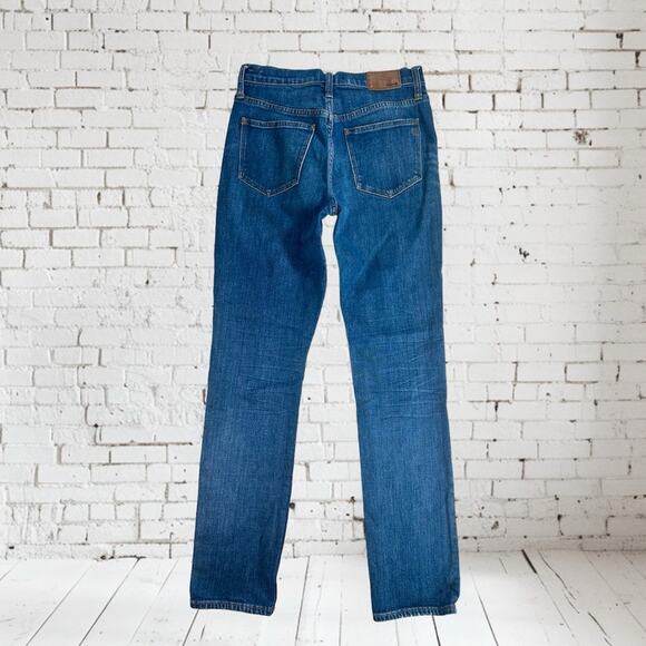 Madewell Women's 25 The High-Rise Slim BoyJean Medium Wash Stretch Denim - Picture 2 of 9